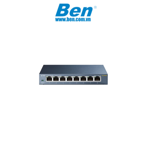 Thiết bị chia mạng TP-Link TL-SG108 Gigabit (vỏ kim loại)