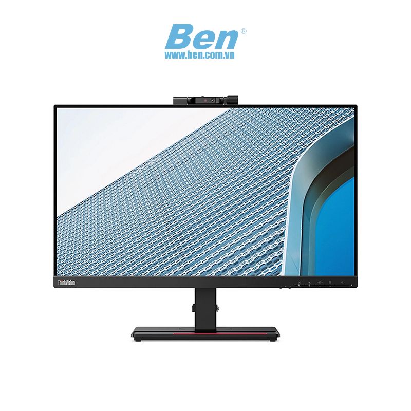 Màn hình LCD Lenovo ThinkVision T24v-20 (61FCMAR6WW)/ Đen/ 23.8inch FHD/ IPS/ VGA/ HDMI/ DP/ 2USB/ CAM/ MIC/ 3Yrs