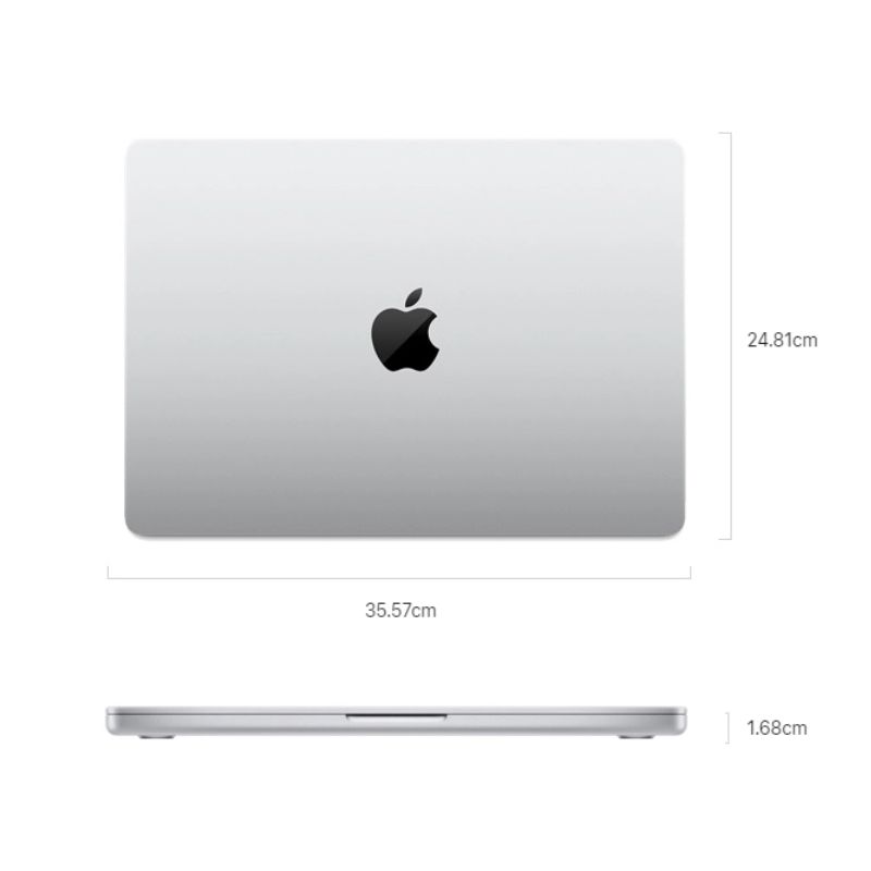 Laptop Apple Macbook Pro MNWD3SA/A/ Bạc/ M2 Chip/ 12 Core CPU/ 19 Core GPU/ RAM 16GB/ 1TB SSD/ 16 inch/ Mac OS/ 1Yrs