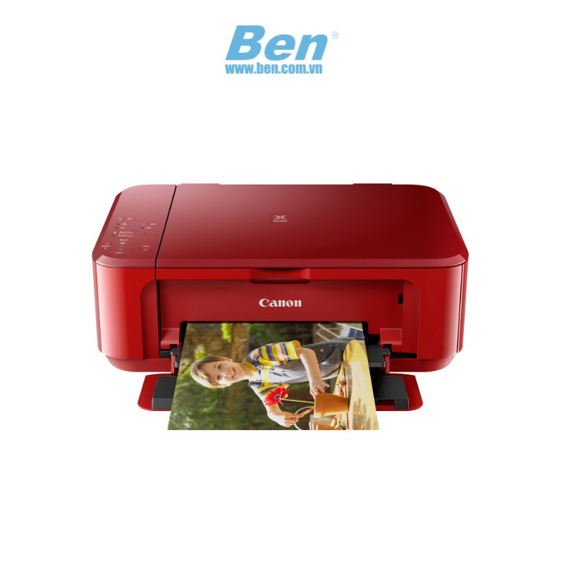 Máy in phun màu đa chức năng Canon Pixma MG3670 (Đỏ)