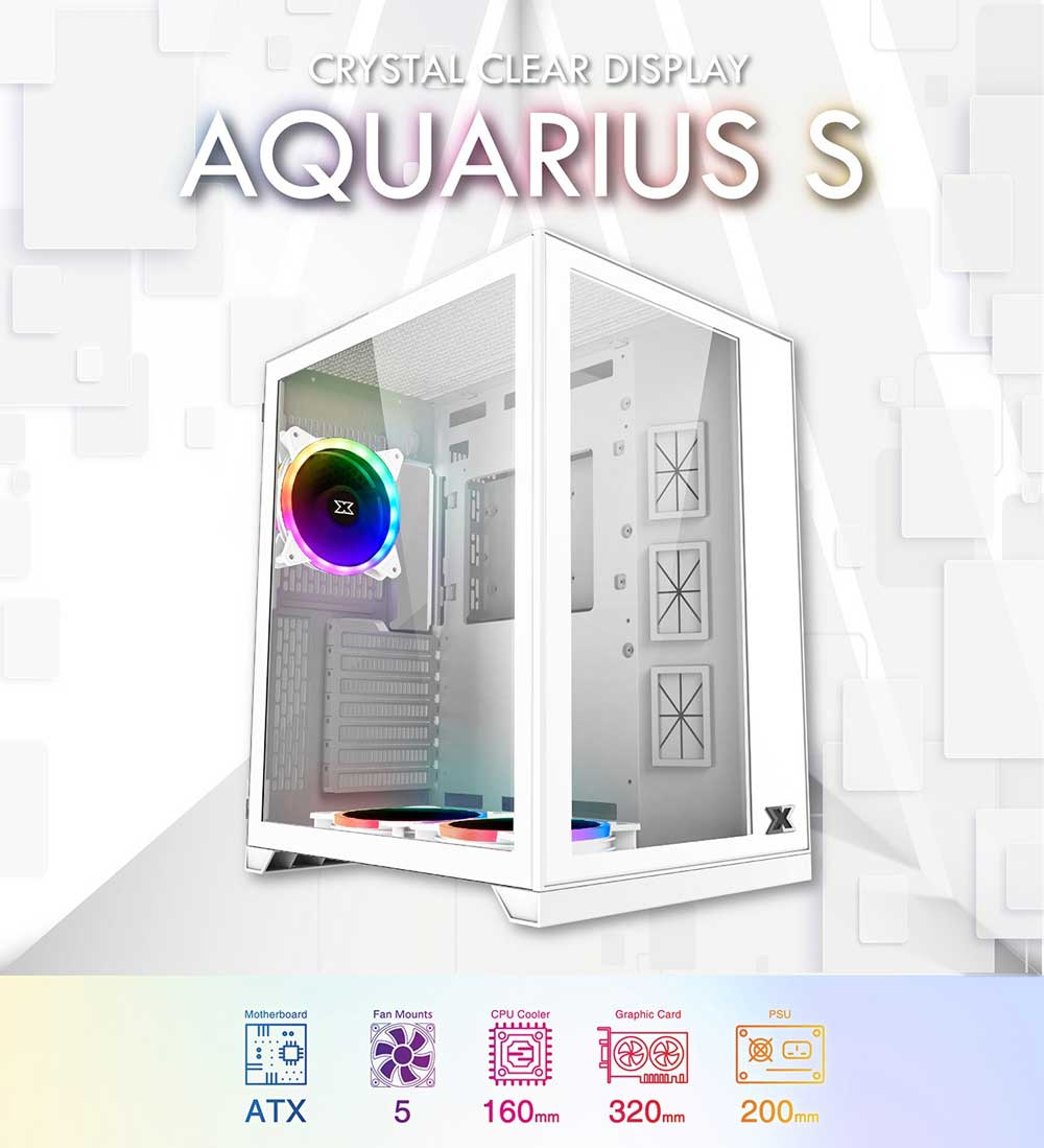 Vỏ case máy tính XIGMATEK AQUARIUS S - ARTIC (EN46515)