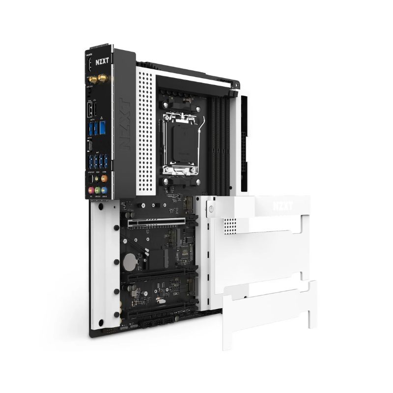Bo mạch chủ Mainboard NZXT N7 B650E White (Socket AM5, AMD B650, 128GB DDR5)