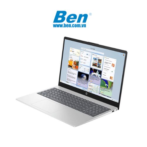 Laptop HP 15-Fr0032TU (BZ7T9PA) | Core I7-13620H| RAM16GB | 512GB SSD | Intel Graphics | 15.6 FHD| Webcam | 3 Cell| Wlan Ax+BT| Win11 Home 64| Natural Silver| 1Y
