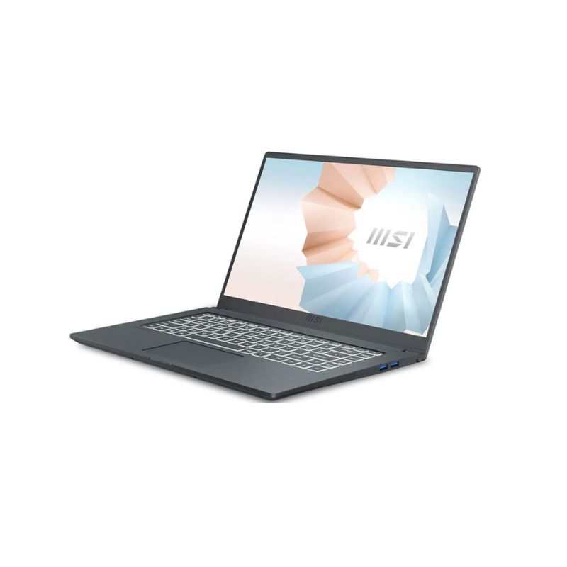Laptop MSI Modern 15 ( A5M-047VN ) | Xám | Ryzen 7 - 5700U | RAM 8GB  | 512GB SSD | AMD Radeon Graphics | 15.6 inch FHD | Windows 10 | 1 Yr