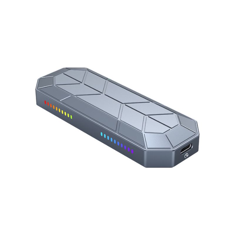 Hộp đựng ổ cứng ORICO RGB NVMe M.2 SSD (M2VG01-C3-GY)