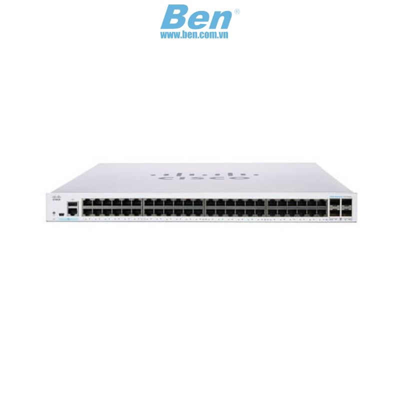 Thiết bị chuyển mạch Smart Switch Cisco 48-Port GE + 4x1G SFP (CBS250-48T-4G-EU)