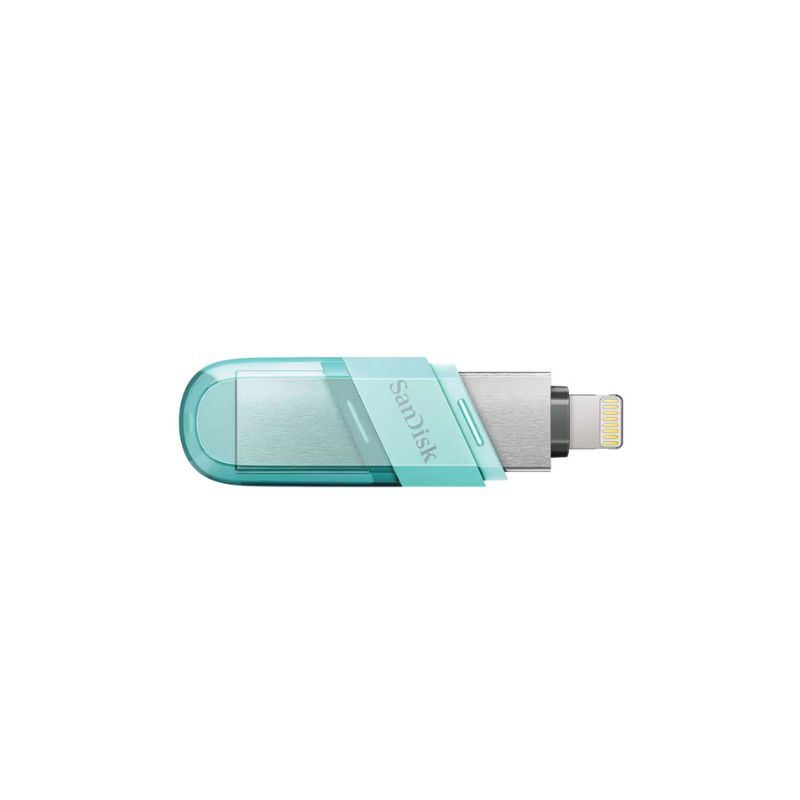 Thiết bị lưu trữ USB 64GB SanDisk iXpand Flash Drive Flip/ Mint Green/ (SDIX90N-064G-GN6NK)