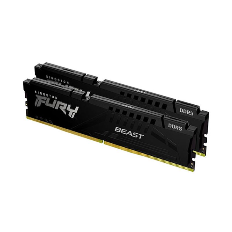 Bộ nhớ trong máy tính để bàn Kingston FURY Beast 32GB 5600MHz DDR5 CL40 DIMM (Kit of 2) Black (KF556C40BBK2-32)
