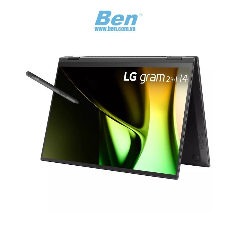 Laptop LG Gram 2 in 1 2024 14T90S-G.AH55A5 | Đen | Intel Core Ultra 5 125H | Ram 16GB | 512GB SSD | Intel Arc Graphics | 14 inch WUXGA Touch | Win 11 | 1Yr