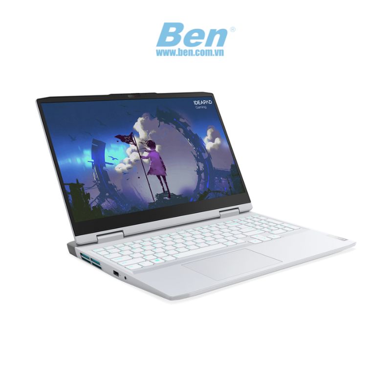 Laptop Lenovo IdeaPad Gaming 3 15IAH7 (82S9007UVN)/ Glacier White/ Intel Core i7-12700H / RAM 16GB/ 512GB SSD/ Geforce RTX 3050Ti 4GB/ 15.6 inch FHD/ Win Home Apac / 2 Yrs