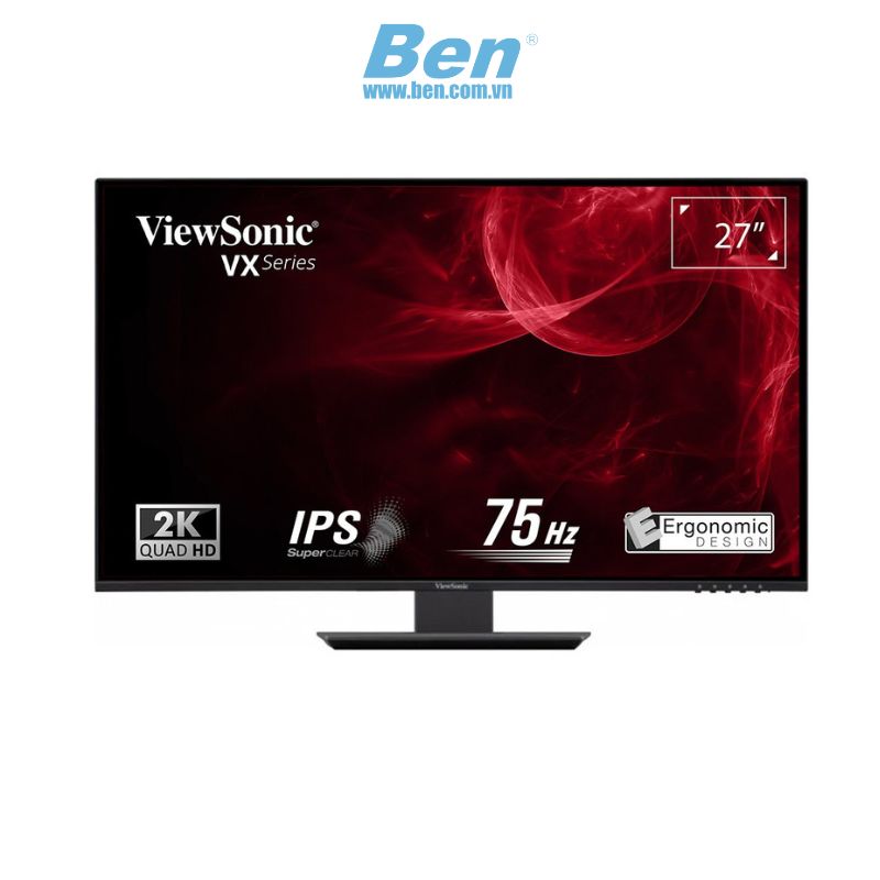 Màn hình máy tính ViewSonic VX2780-2K-SHDJ | 27  inch QHD IPS | 75Hz | 3Yrs