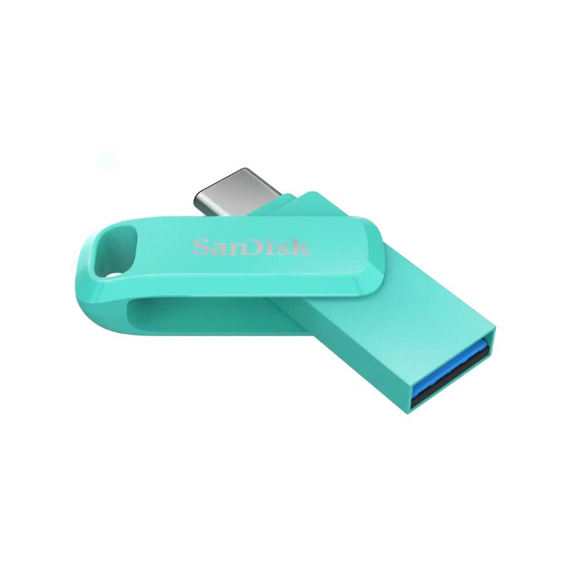 Thiết bị lưu trữ USB SanDisk 256GB USB Type C Ultra Dual Drive Go SDDDC3-256G-G46G Green