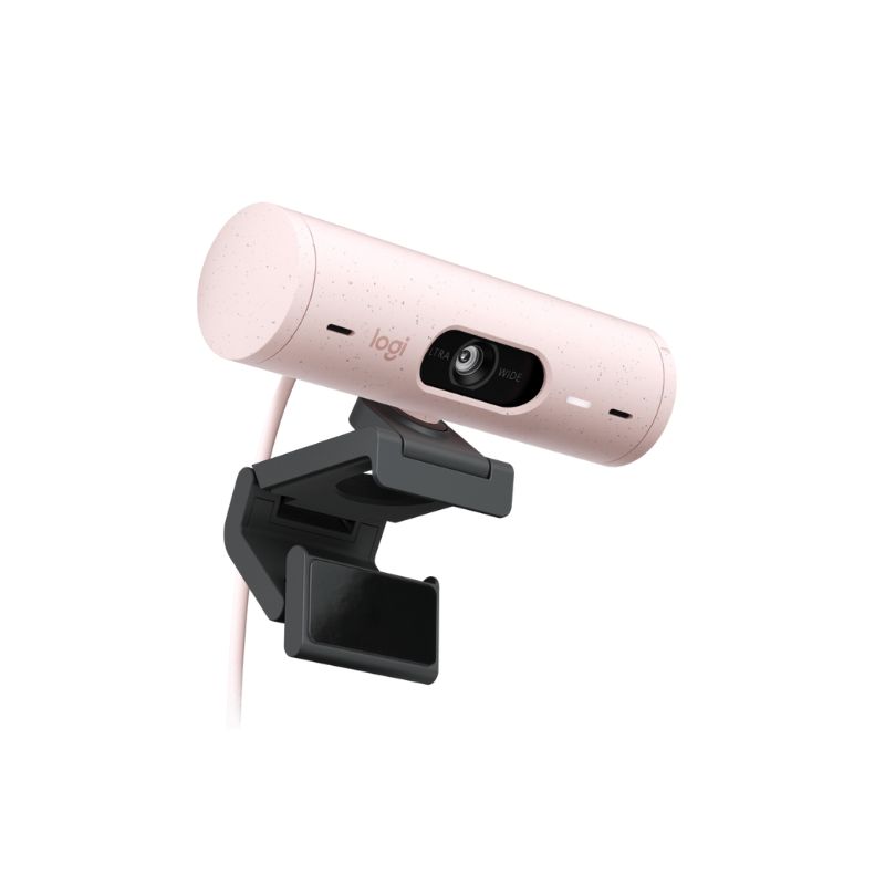 Webcam Logitech Brio 500 Full HD/ Hồng (960-001433)