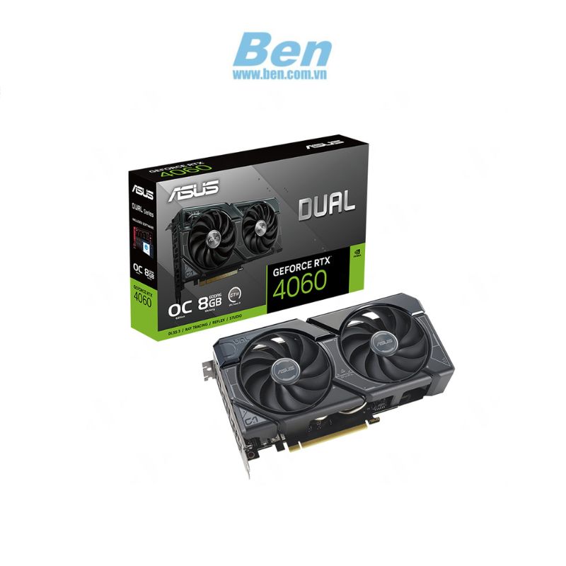 VGA ASUS Dual GeForce RTX 4060 V2 OC Edition 8GB GDDR6 ( DUAL-RTX4060-O8G-V2 )