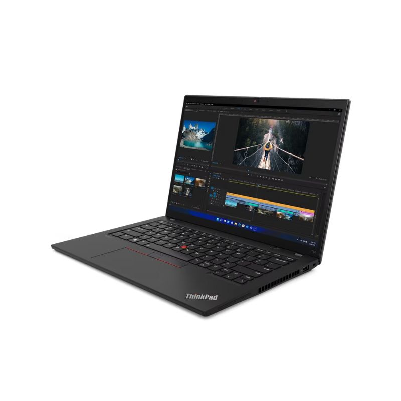 Laptop Lenovo ThinkPad T14 Gen 3 ( 21AH00JHVA ) | Thunder Black | Intel Core i5-1240P | RAM 24GB | 512GB SSD | Intel Iris Xe Graphics | 14 Inch WUXGA | 2 Cell 39.3Wh | WF+BT | FP | Dos | 3Yrs