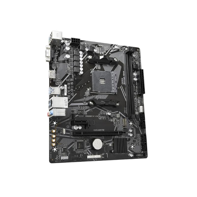 Mainboard Gigabyte   A520M K V2 ( Intel A520 | AMD Ryzen 5000 | Micro-ATX  | 2 khe RAM DDR4 )