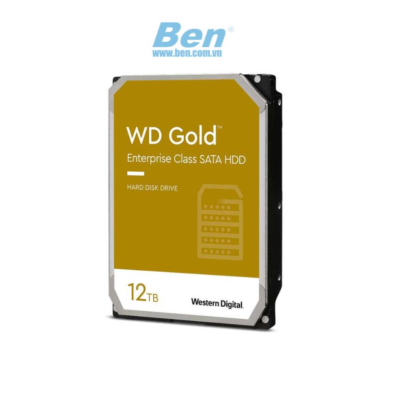 Ổ cứng HDD WD Gold (12TB /3.5 inch /SATA 3 /256MB Cache / 7200RPM) (WD121KRYZ)