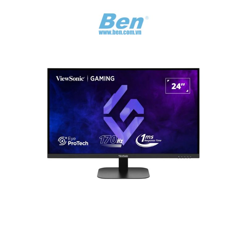 Màn hình máy tính ViewSonic VX2457A-HD-PRO | 23,8 inch FHD | 170 Hz | IPS | 1ms  | DP + HDMI | 3Yr