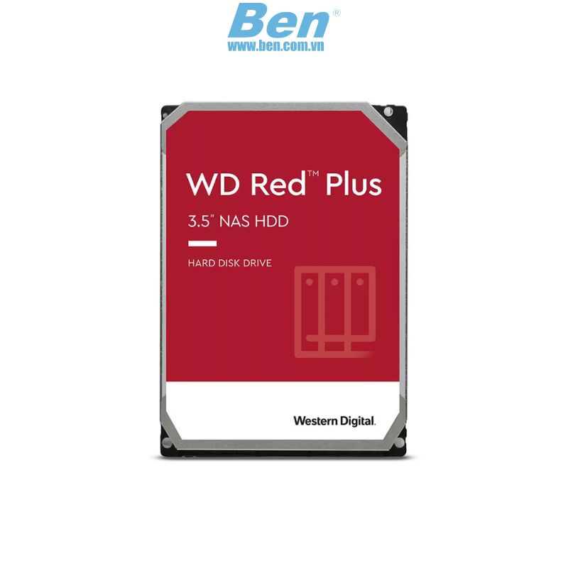 Ổ cứng gắn trong HDD Western Digital WD Red Plus 4TB 3.5 inch, 5400RPM, SATA 3, 256MB Cache (WD40EFPX)