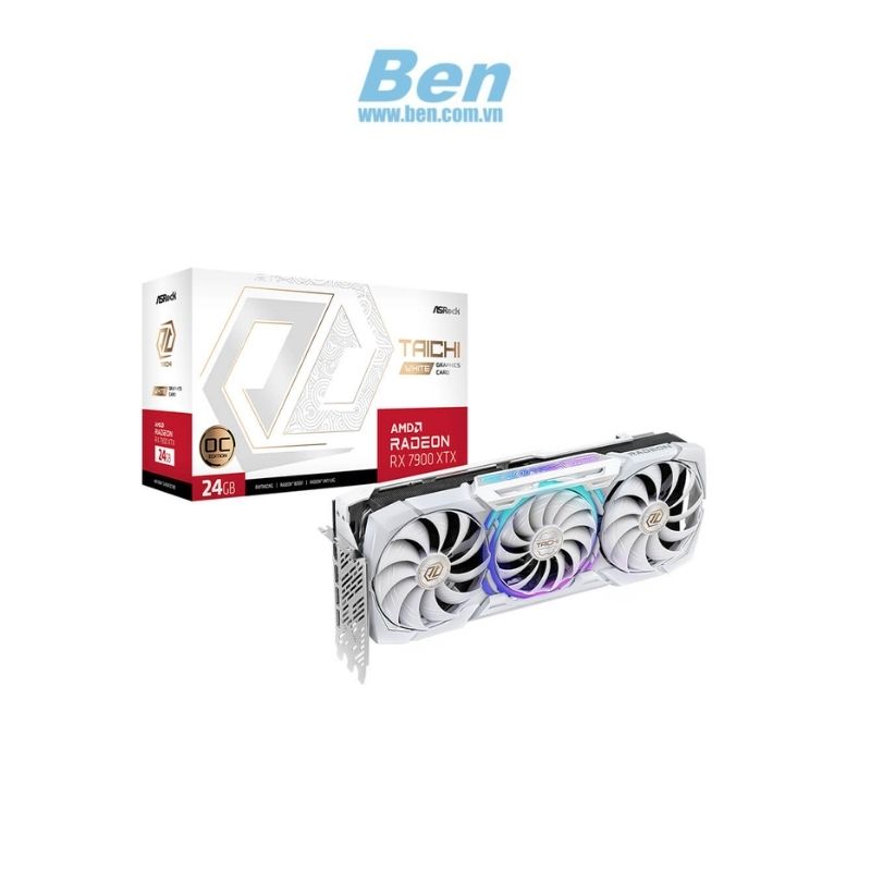 VGA ASROCK AMD Radeon RX 7900 XTX Taichi White 24GB OC GDDR6