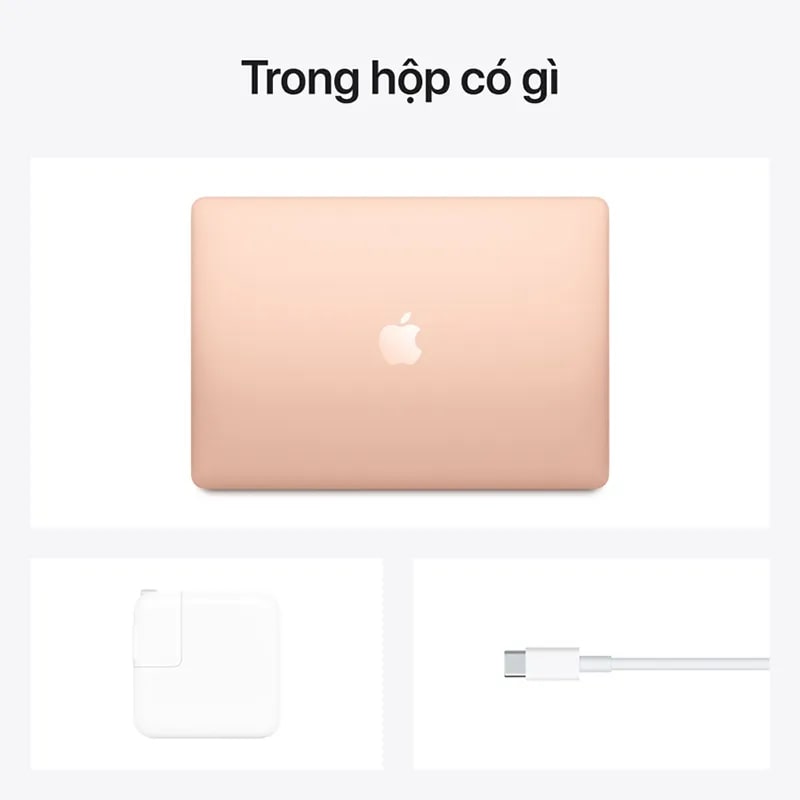Laptop Apple Macbook Air (Z12B000BS)/ Vàng/ Apple M1 (8C CPU, 8C GPU)/ Ram 16GB/ 1TB SSD/ 13.3inch/ Mac OS/ 1Yr