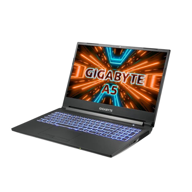 Laptop Gigabyte A5 K1-AVN1030SB/ Đen/ AMD Ryzen 5-5600H/ RAM 8GB/ 512GB SSD/ NVIDIA Geforce RTX 3060 6GB GDDR6/ 15.6 inch FHD/ 4 Cell 48.96 WHrs/ Win 11/ 2Yrs
