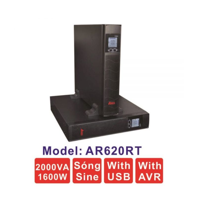 Bộ lưu điện UPS ARES AR620RT (RACK)