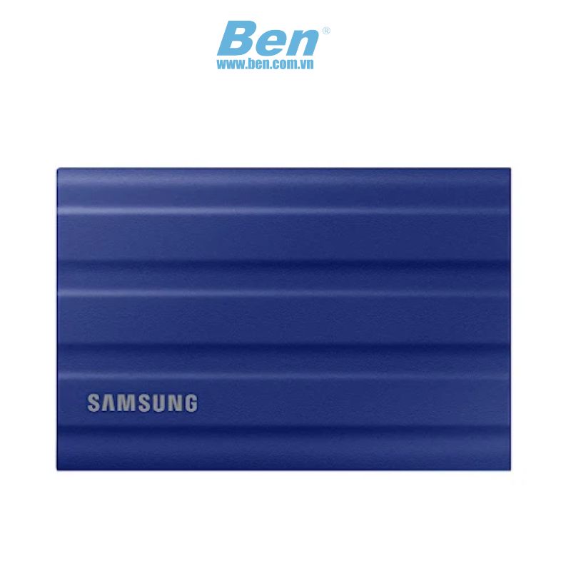 Ổ cứng di động SSD Samsung T7 Portable Shield 1TB USB 3.2 - 2.5 inch/ Xanh (MU-PE1T0R/WW)