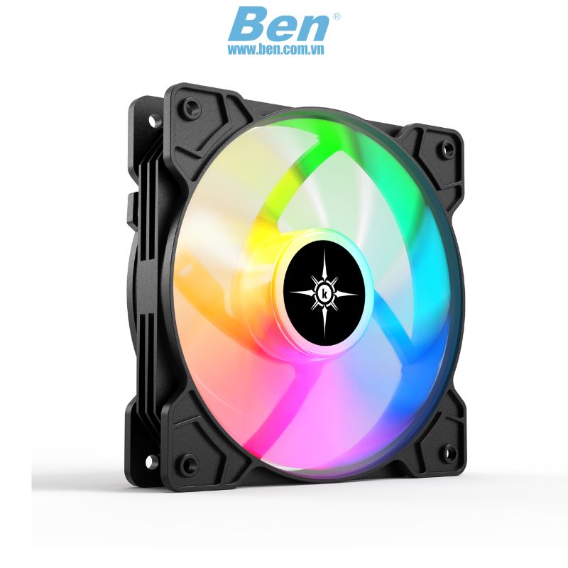 Quạt Tản Nhiệt Cho Máy Tính Kenoo Esport F100 - Rgb (Fan 12Cm)