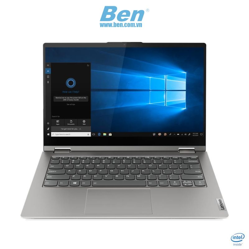 Laptop LENOVO ThinkBook 14s Yoga ITL ( 20WE007NVN ) | Xám | Intel Core i5 -  1135G7 | RAM 16GB | 512GB SSD | Intel Iris Xe Graphics | 14 inch FHD Touch | 4 Cells | Win 11H | Pen | 2Yrs