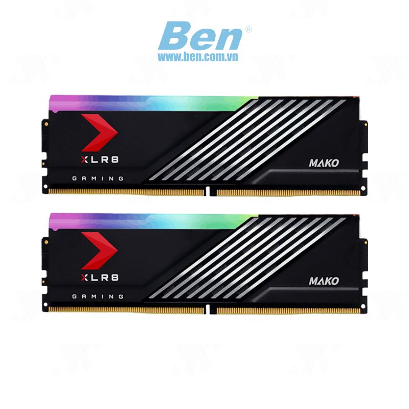 RAM PC PNY XLR8 Gaming MAKO 32GB (2x16GB) RGB DDR5 6000Mhz ( MD32GK2D5600040MXRGB )