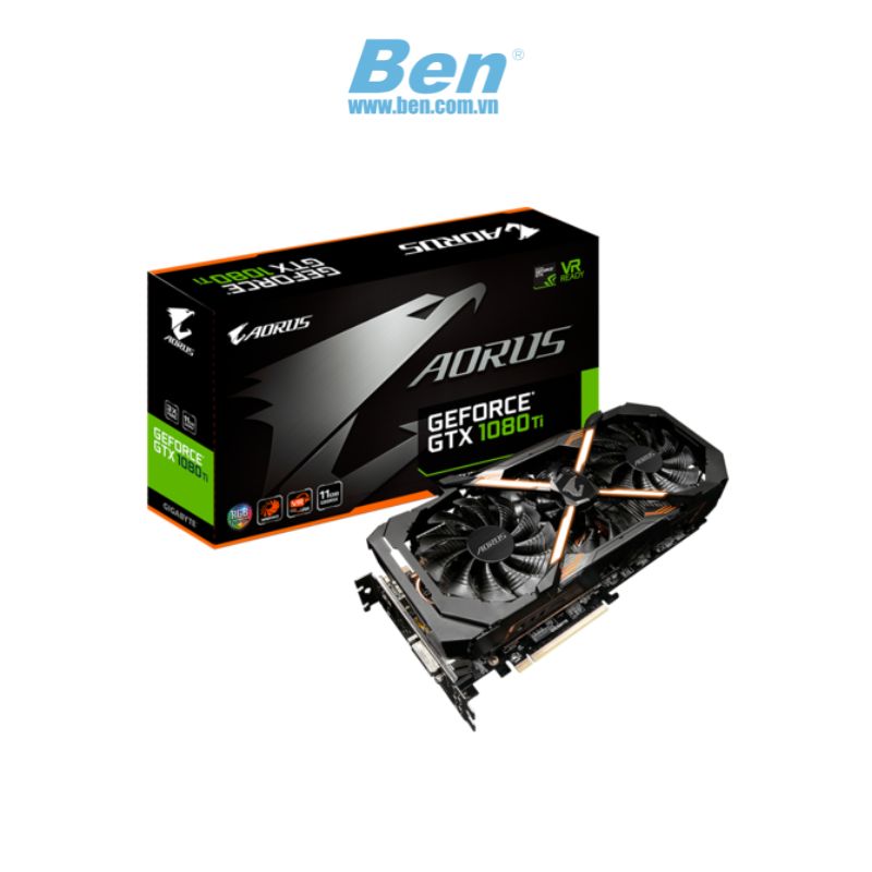 VGA Gigabyte AORUS GeForce GTX 1080 Ti 11GB GDDR5X ( N108TAORUS-11GD )