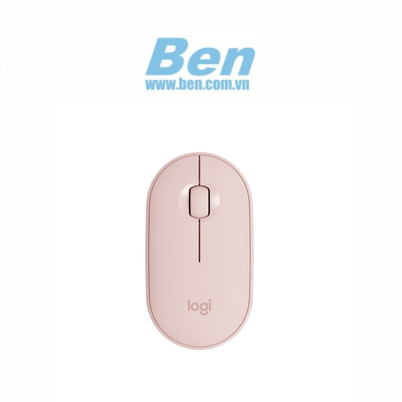 Chuột không dây  Logitech Pebble M350 Bluetooth - Màu Hồng