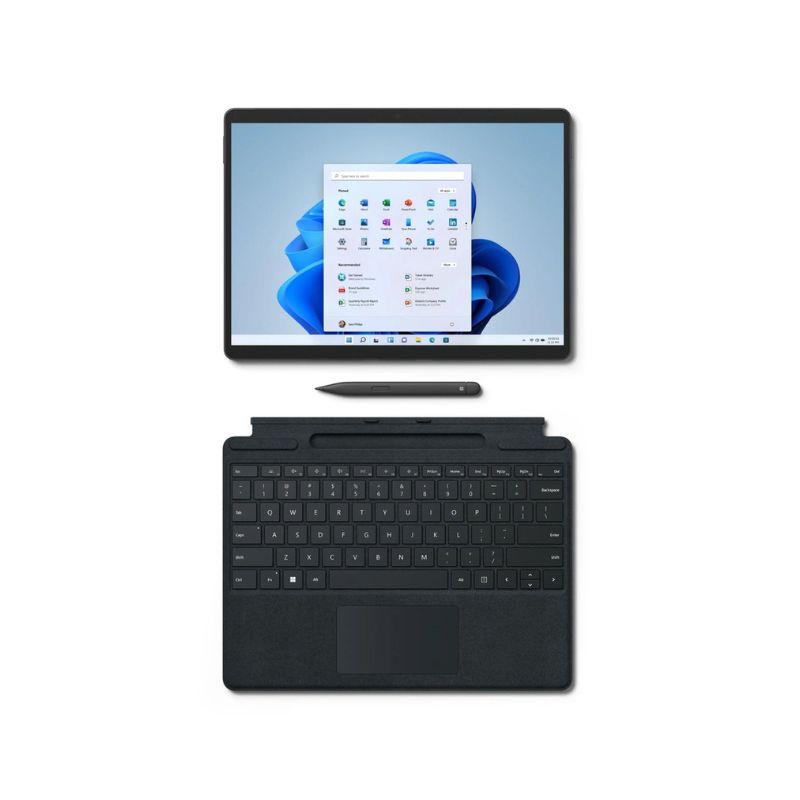 Máy tính bảng Microsoft Surface Pro 8/ Graphite/ Intel Core i7-1185G7 (upto 4.8Ghz, 12MB)/ RAM 16GB/ 256GB SSD/ Intel Iris Xe Graphics/ 13inch/ Win 11/ 1Yr