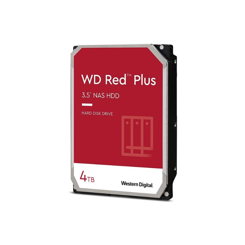 Ổ cứng gắn trong HDD Western Digital WD Red Plus 4TB 3.5 inch, 5400RPM, SATA 3, 256MB Cache (WD40EFPX)