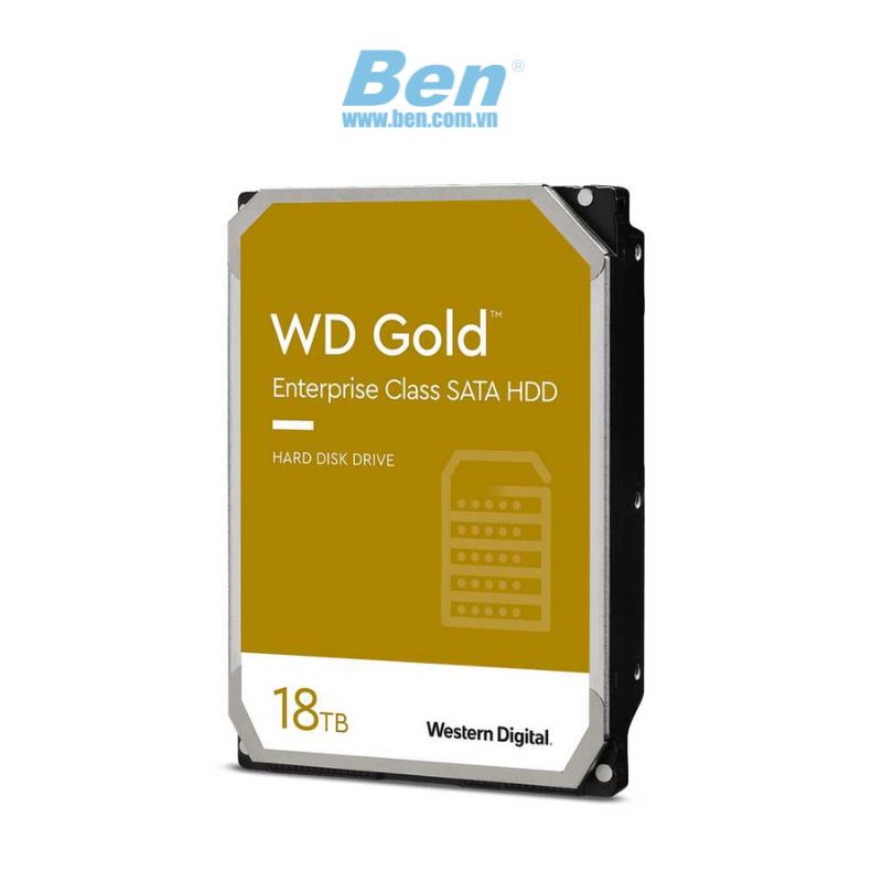 Ổ Cứng HDD WD Gold 18TB (3.5" | 7200RPM | 512MB Cache | WD181KRYZ)