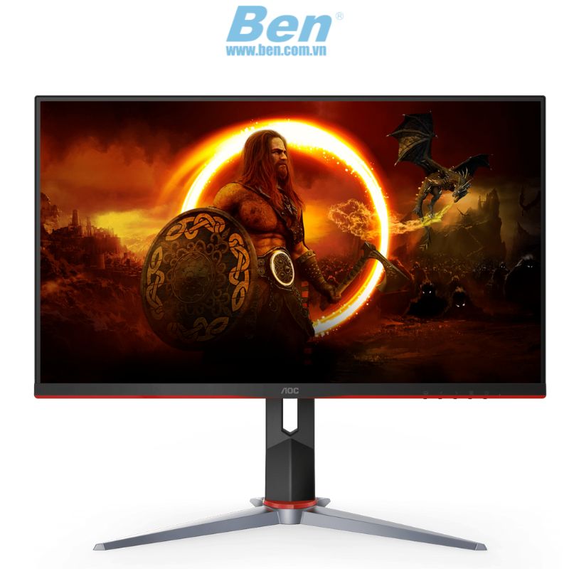 Màn hình máy tính LCD AOC Q24G2 | 24 inch 2K ( 2560 x 1440) | 165Hz | IPS | HDMI + DP | 3 Yrs