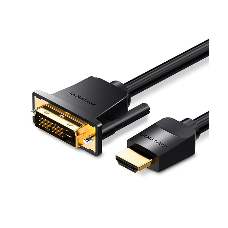 Cáp chuyển HDMI to DVI 1.5m Vention ABFBG (Có thể chạy đảo chiều) - ABFBG