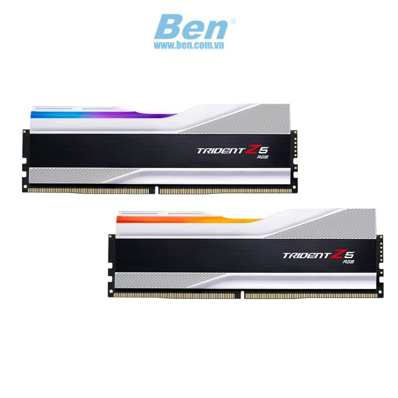 Ram PC G.SKILL Trident Z5 RGB 32GB DDR5 7200MHz (16GBx2) White F5-7200J3445G16GX2-TZ5RS