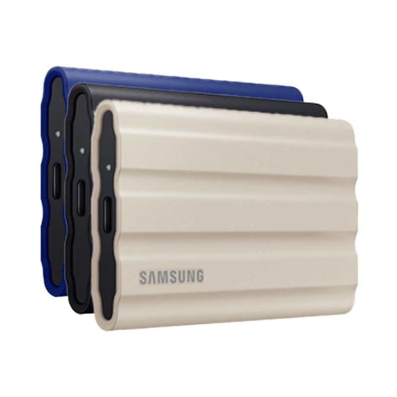 Ổ cứng di động SSD Samsung T7 Portable Shield 1TB USB 3.2 - 2.5 inch/ Be (MU-PE1T0K/WW)