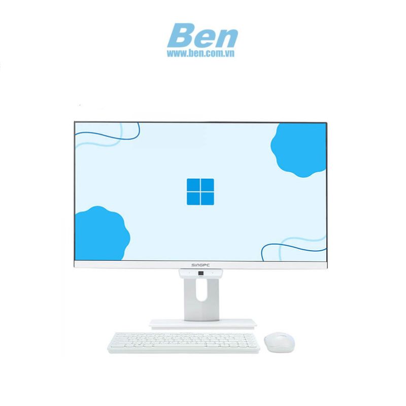 Máy tính để bàn All In One TechPro SingPC M24Ki3108M2| Intel Core i3 - 12100 | Ram 8GB| 256GB SSD| Intel UHD 630| 23.8inch FHD| WL BT| K&M| Loa| Dos| 2Yrs