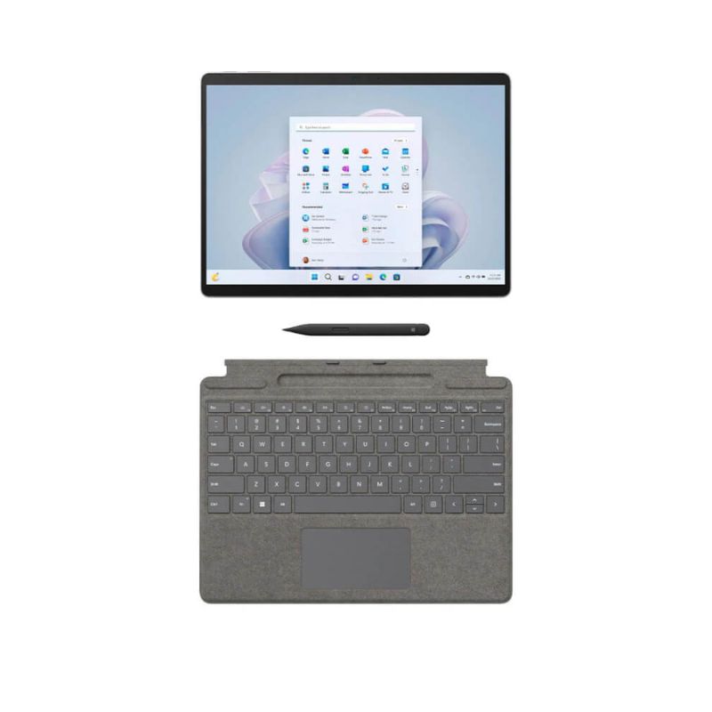 Máy tính bảng Microsoft Surface Pro 9 (RW8-00016)/ Platinum/ Microsoft SQ3 5G/ RAM 16GB/ 256GB SSD/ Microsoft SQ 3 Adreno 8CX Gen 3/ 13inch Touch/ Win 11Pro/ 1Yr