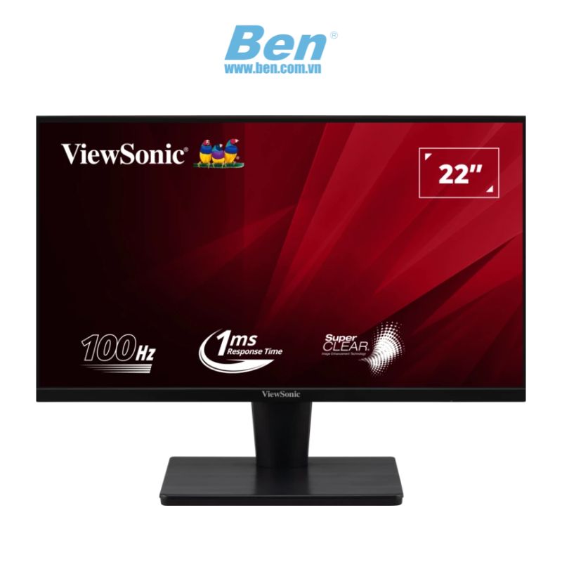 Màn hình máy tính Viewsonic VA2215-H | 21.5 inch FHD | VA | 100Hz | 1 ms | HDMI + VGA | 3Yrs