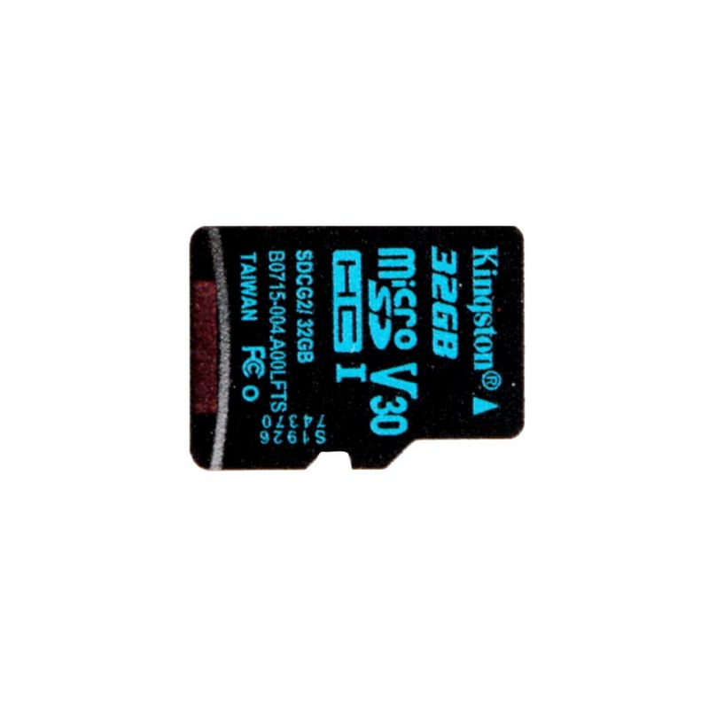 Thẻ nhớ Kingston 32GB microSDHC Canvas Go 90R/45W U3 UHS-I V30 Card + SD Adapter (SDCG2/32GB)
