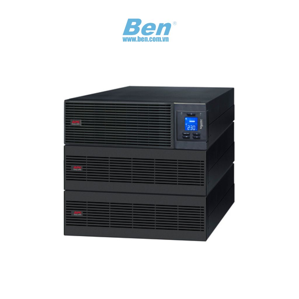 Bộ lưu điện  APC Easy UPS On Line SRV15KRILRK - 15kVA/15kW, Rackmount 9U, 230V, Hard wire 3-wire(1P+N+E) outlet, Intelligent Card Slot, LCD, Extended Runtime, W/ Rail Kit