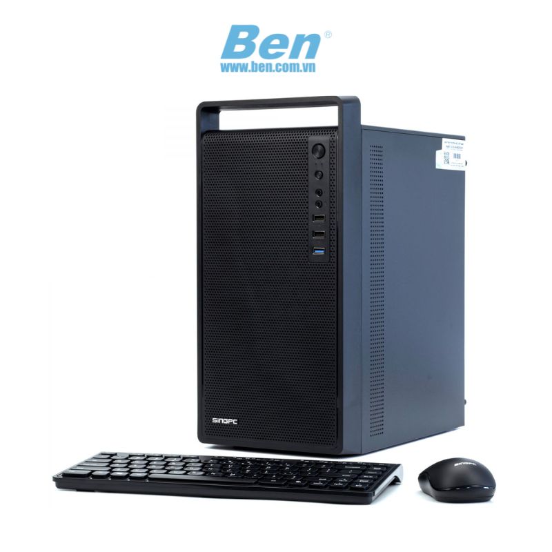 Máy Tính Để Bàn Singpc Atx550W ( Hi51282S0 - W ) | Intel Core I5 - 12400 | Ram 8Gb | Ssd 256Gb | Intel Uhd Graphics | Wifi + Bt | Key & Mouse | Win 11 