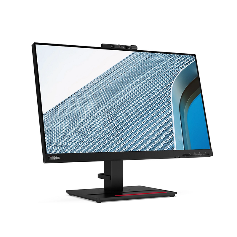 Màn hình LCD Lenovo ThinkVision T24v-20 (61FCMAR6WW)/ Ðen/ 23.8inch FHD/ IPS/ VGA/ HDMI/ DP/ 2USB/ CAM/ MIC/ 3Yrs