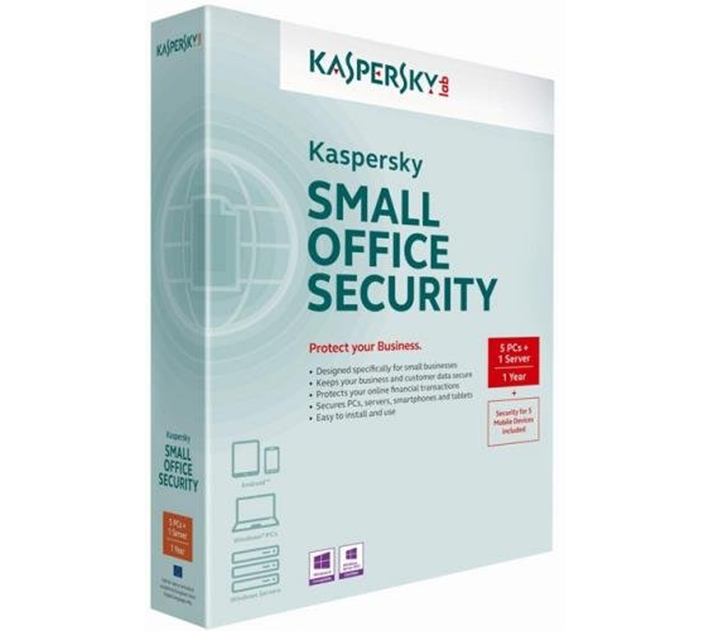 Phần mềm Kaspersky Small office Security 1 file server + 5 PCs( KSOS 1  Server + 5 PC) Giá Rẻ | Ben Computer