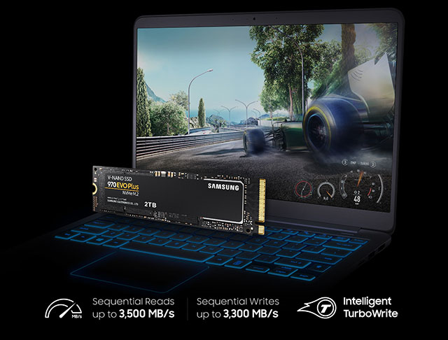 ? c?ng g?n trong SSD Samsung 970 EVO Plus PCIe NVMe V-NAND M.2 2280 250GB MZ-V7S250BW