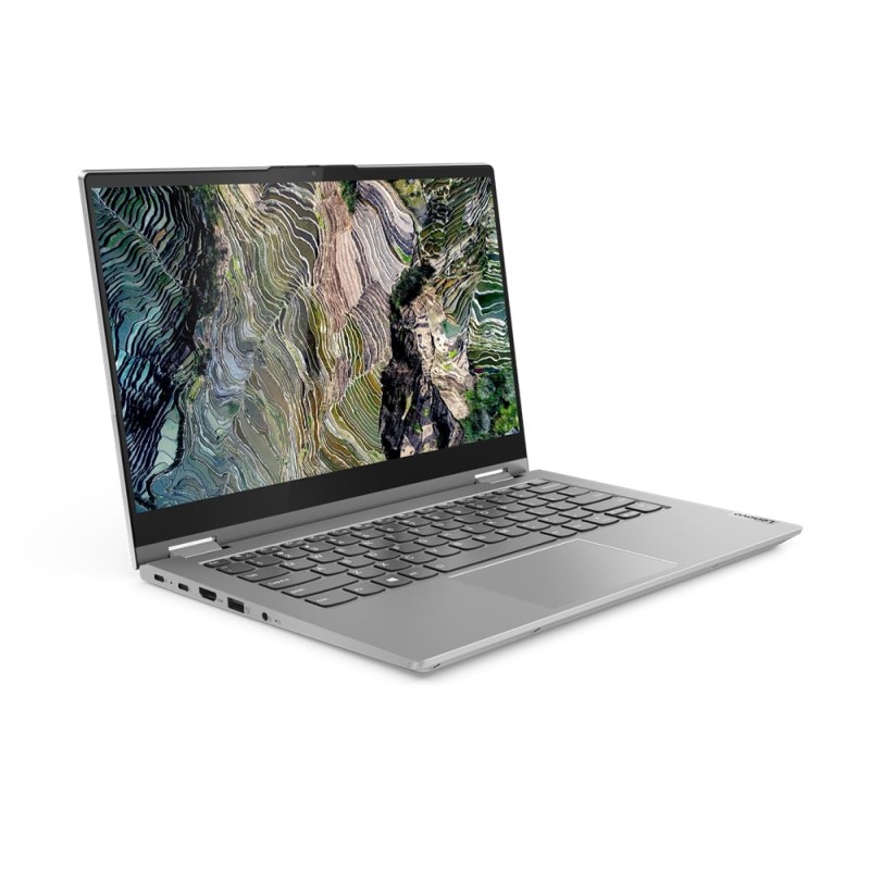 Laptop Lenovo ThinkBook 14s Yoga ITL (20WE007MVN)/ Xám/  Intel Core i7-1165G7 (up to 5.0Ghz, 12MB)/ RAM 16GB/ 512GB SSD/ Intel Iris Xe Graphics/ 14.0 inch FHD Touch/ Win11/ Pen/ 2Yrs